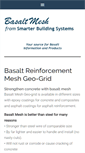 Mobile Screenshot of basalt-mesh.com